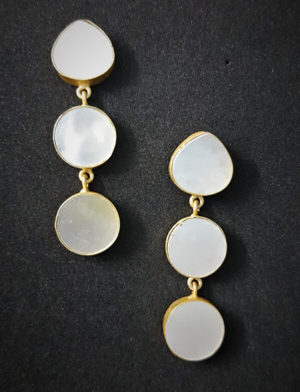 Mother of Pearl drops, Drop Earrings