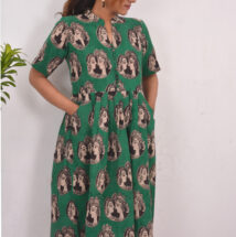 Radhe Krishna Cotton Dress 1